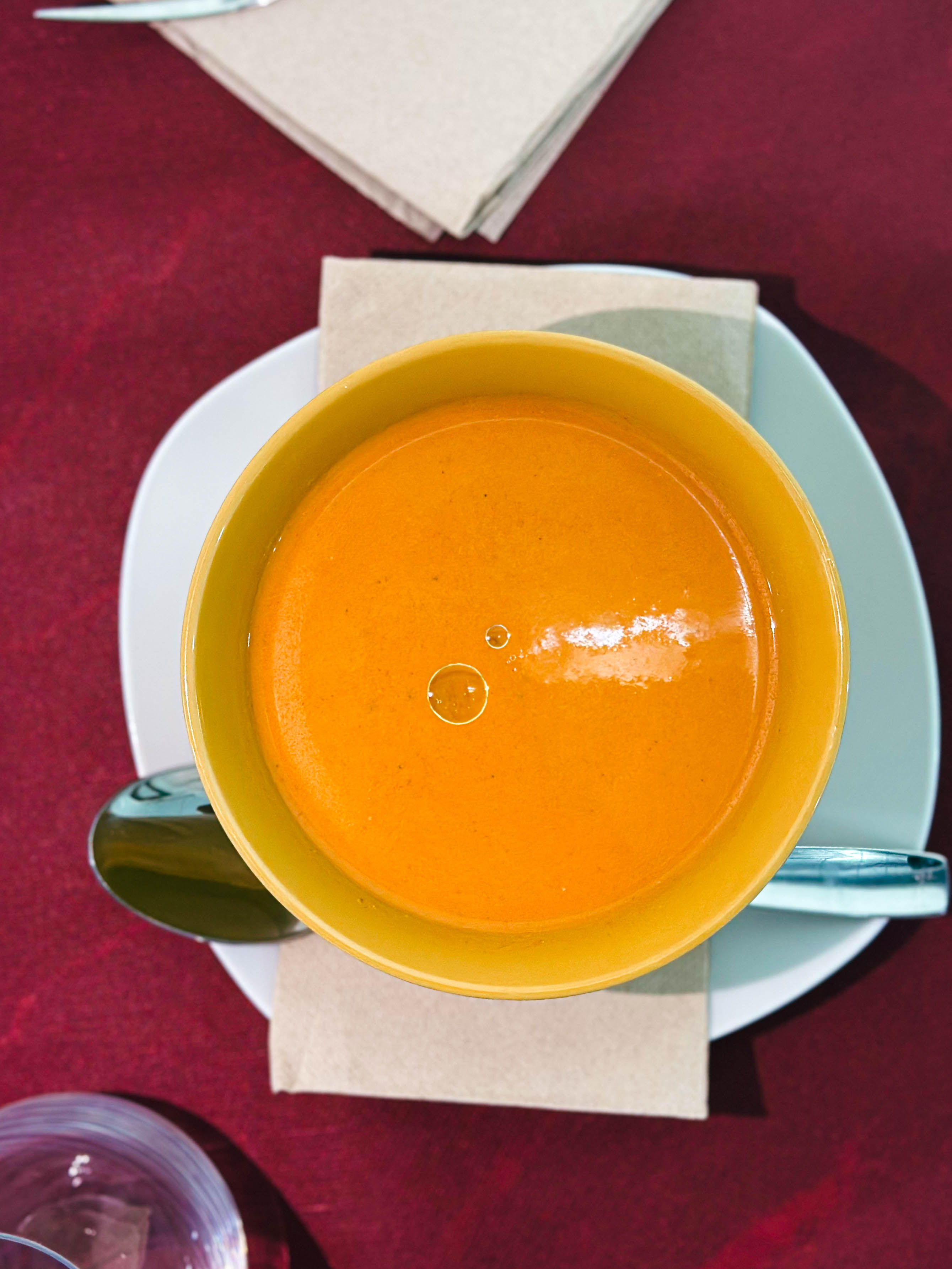 Soup served at Tulip
